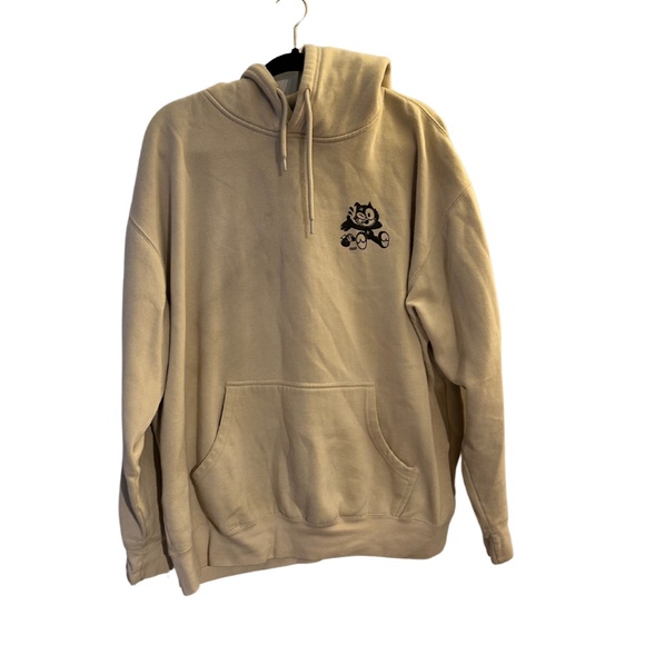 Felix the Cat Hoodie "Black Cats Rule" - Good Used Condition - Picture 8 of 8